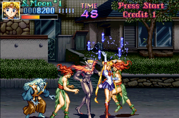 美少女战士街机手游游戏截图2