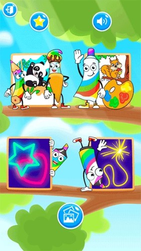 宝宝汪汪队学画画游戏游戏截图1